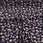 Lilac Lotus Flowers Cotton Poplin