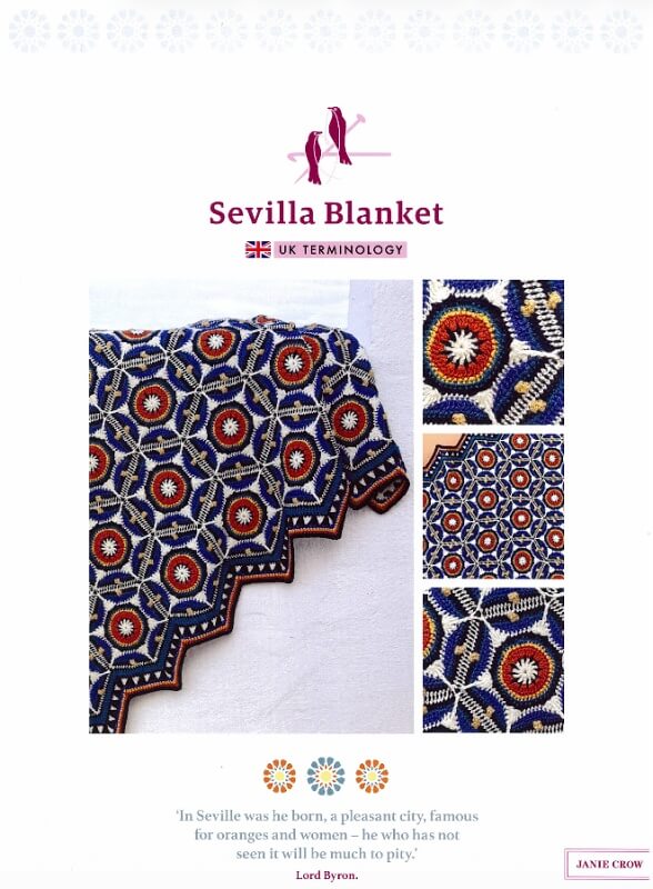 Image of Sevilla Blanket Pattern by Janie Crowfoot