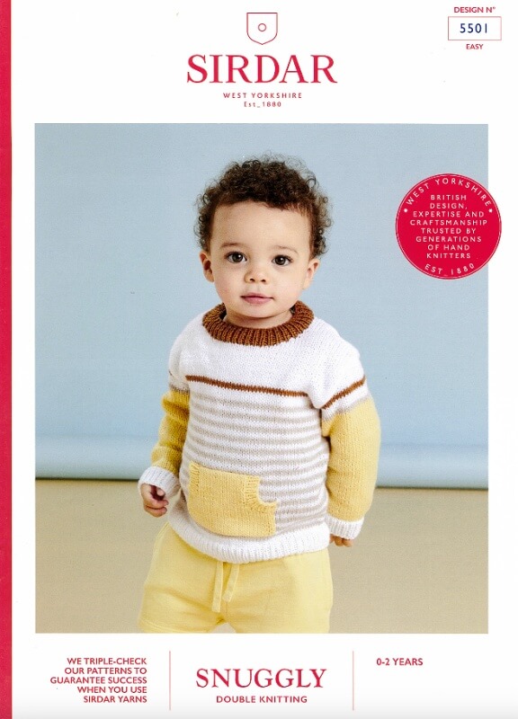 Image of Sirdar Sweatshirt Pattern 5501