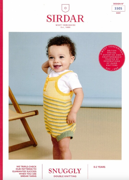 Sirdar Romper Pattern 5505