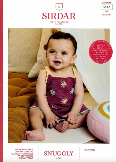 Sirdar Crochet Dress Pattern 5512