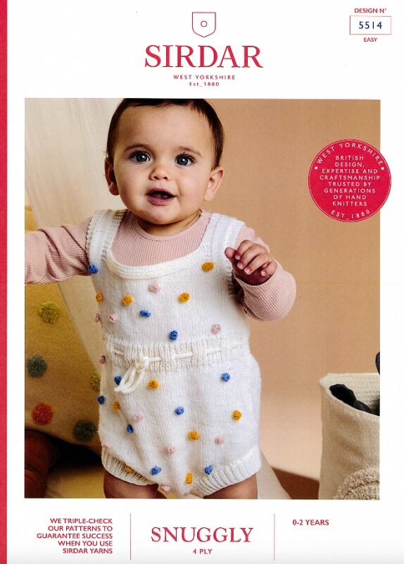 Image of Sirdar Romper Pattern 5514