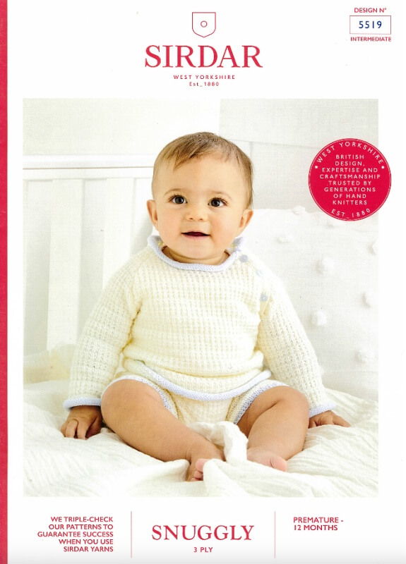Image of Sirdar Sweater and Shorts Pattern 5519