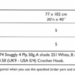 Sirdar Crochet Blanket Pattern 5526