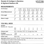 Stylecraft Crochet Sweater and Cardigan Pattern 10228
