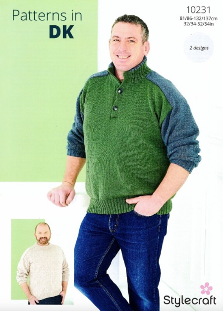 Stylecraft Sweaters Pattern 10231