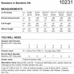 Stylecraft Sweaters Pattern 10231