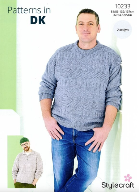 Stylecraft Sweaters Pattern 10233