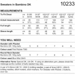 Stylecraft Sweaters Pattern 10233