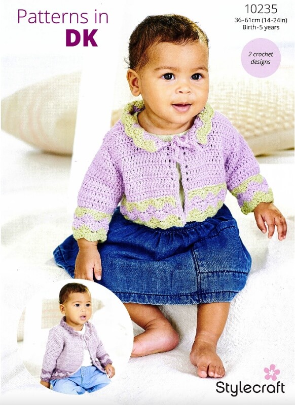 Image of Stylecraft Crochet Cardigans Pattern 10235