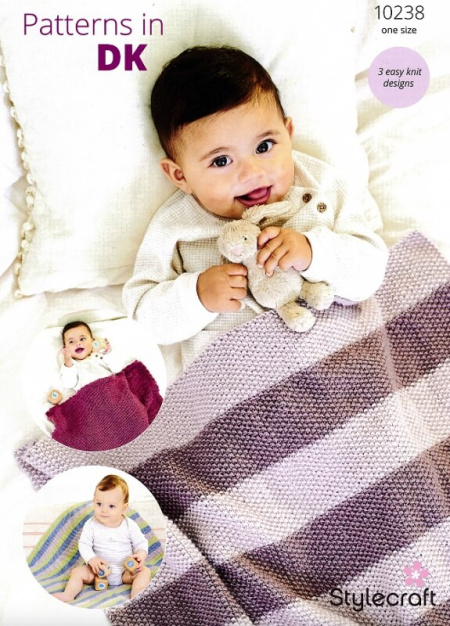 Stylecraft Blankets Pattern 10238