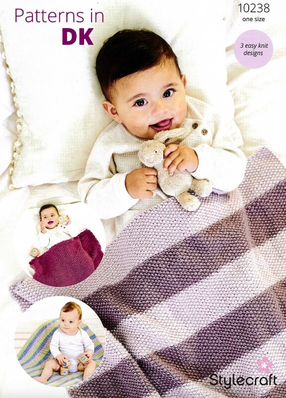 Image of Stylecraft Blankets Pattern 10238