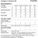 Stylecraft Cardigans Pattern 10240