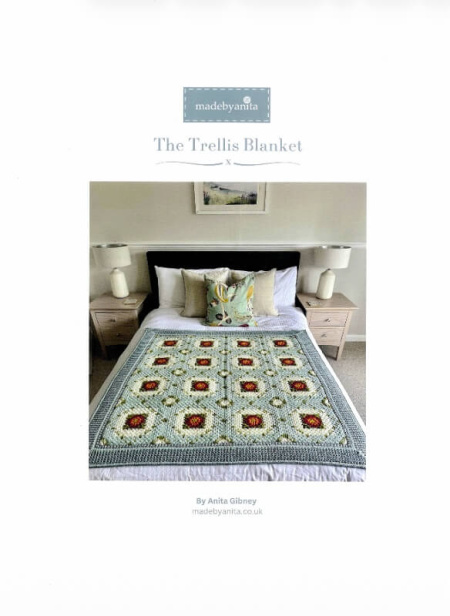 The Trellis Crochet Blanket Pattern by Anita Gibney