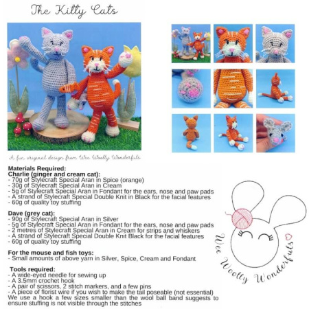 Wee Woolly Wonderful The Kitty Cats Patterns