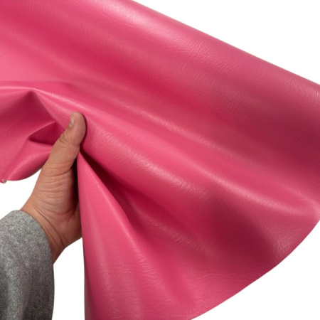 Cerise Pink PVC Vinyl Leatherette