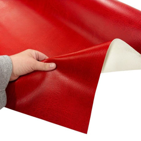Flame Red PVC Vinyl Leatherette