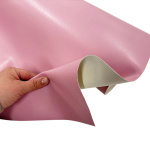 Pink PVC Vinyl Leatherette