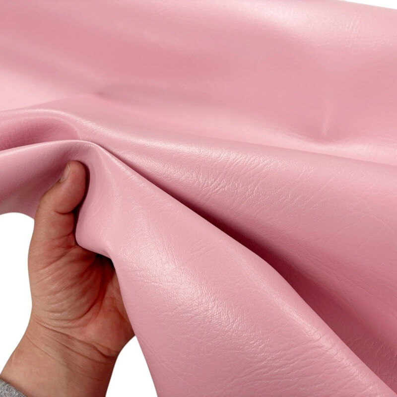 Image of Pink PVC Vinyl Leatherette