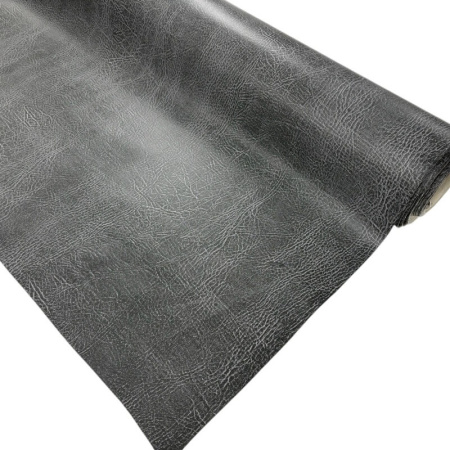 Grey PVC Vinyl Leatherette