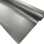 Steel Grey PVC Vinyl Leatherette