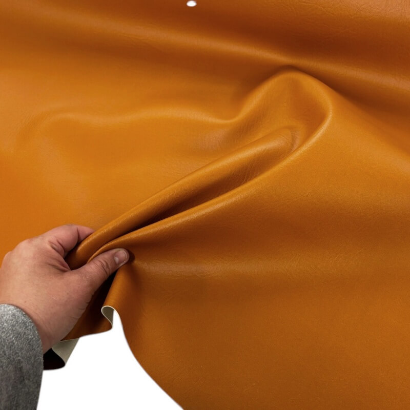 Image of Tan PVC Vinyl Leatherette