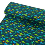 Dinosaur Parade Cotton Jersey