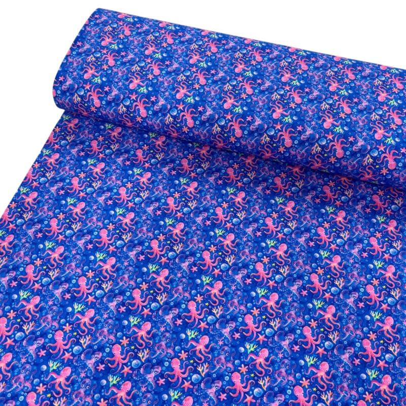 Image of Octopus Reef Cotton Jersey