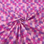 Pink Party Bricks Wide Cotton
