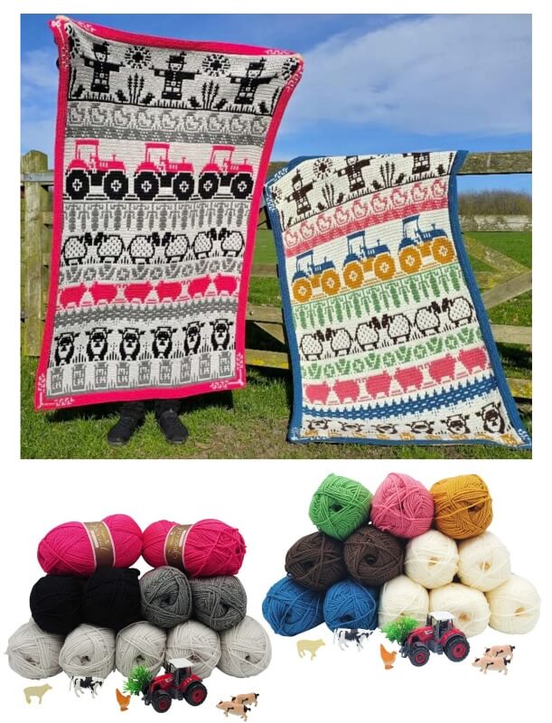 Image of Stylecraft Rosina Crochet Along Harmony Farm Blanket 2026 CAL Yarn Pack
