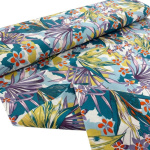 Tropical Garden Linen Cotton Blend