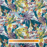 Tropical Garden Linen Cotton Blend
