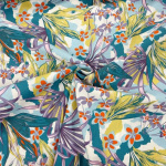 Tropical Garden Linen Cotton Blend