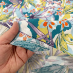 Tropical Garden Linen Cotton Blend