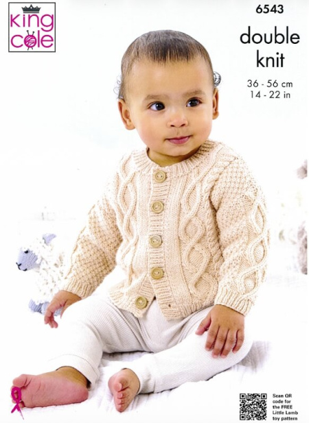 King Cole Cardigans and Sweaters Pattern 6543