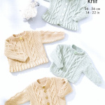 King Cole Cardigans and Sweaters Pattern 6543