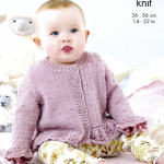 King Cole Cardigans, Blanket and Hat Pattern 6544