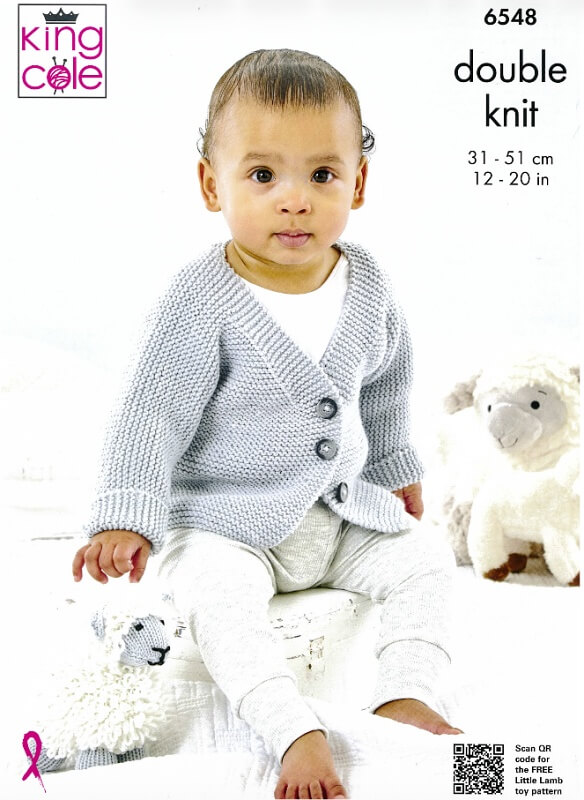 Image of King Cole Cardigans Pattern 6548