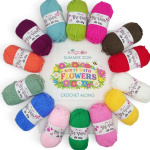 King Cole Crochet Along Say It With Flowers Blanket 2026 CAL Yarn Pack