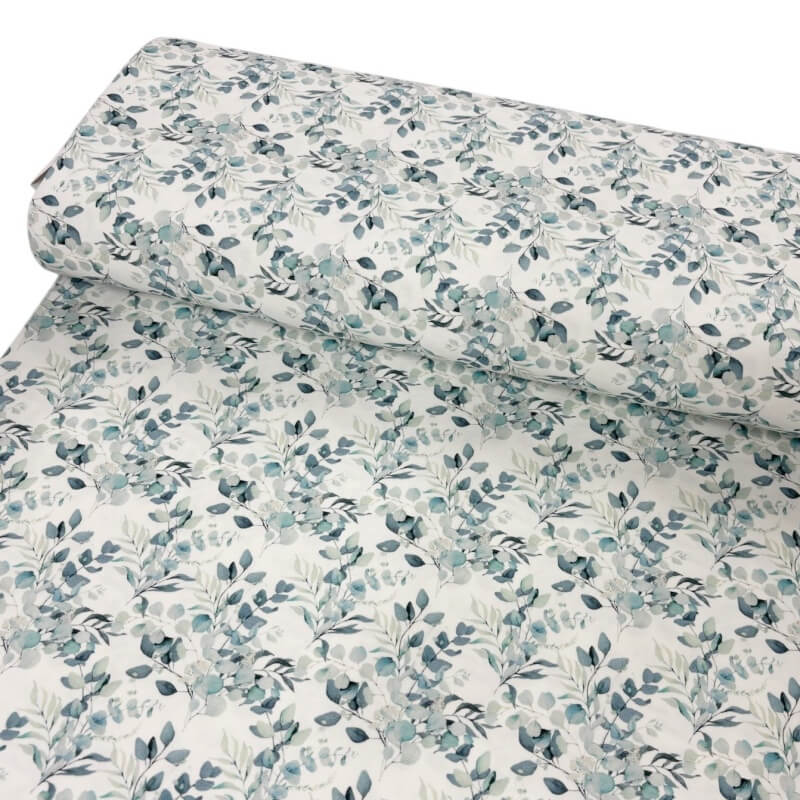 Image of Eucalyptus Leaf Bunches Cotton Jersey