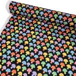 Rainbow Toadstools Polycotton