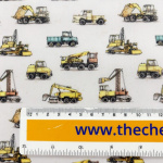 Construction Trucks Polycotton