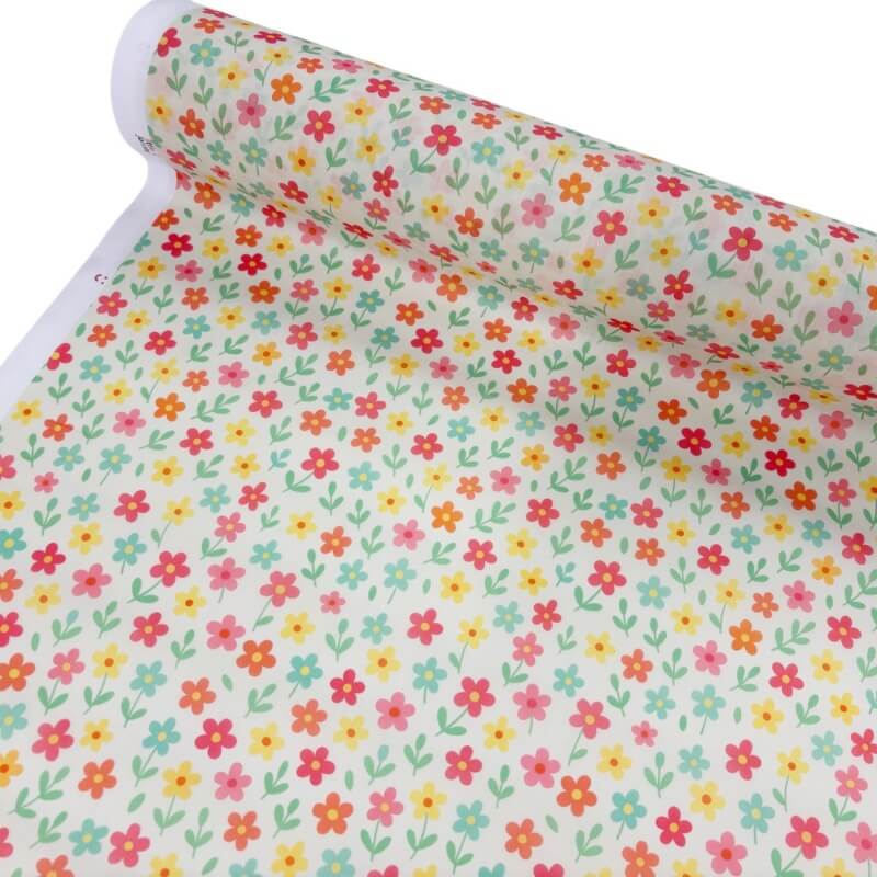 Image of Flower Patch Polycotton