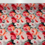Artist's Painted Roses Cotton Poplin