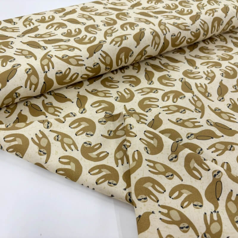 Image of Sloth Quilting Cotton