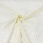Cream Circles Embroidery Anglais