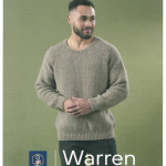 West Yorkshire Spinners Men's Moss Stitch Jumper Pattern Warren