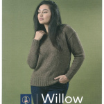 West Yorkshire Spinners Women's Stocking Stitch Jumper Pattern Willow