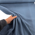 Denim Blue Double Gauze