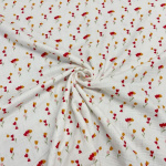 Heart Flowers Double Gauze